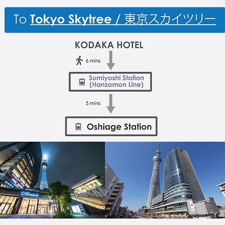 Kodaka Hotel Tokyo Bagian luar foto